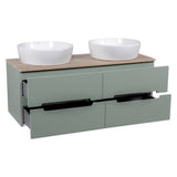 Keenware Finsbury Wall Hanging Double Vanity Unit: KVU-203