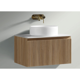 Keenware Windsor Countertop 600 Fluted Wall Hung Vanity Unit: