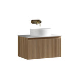 Keenware Windsor Countertop 600 Fluted Wall Hung Vanity Unit: