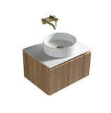 Keenware Windsor Countertop 600 Fluted Wall Hung Vanity Unit: