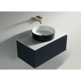 Keenware Windsor Countertop 600 Fluted Wall Hung Vanity Unit: