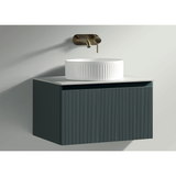 Keenware Windsor Countertop 600 Fluted Wall Hung Vanity Unit: