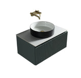 Keenware Windsor Countertop 600 Fluted Wall Hung Vanity Unit: