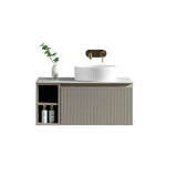 Keenware Windsor Countertop 800 Fluted Wall Hung Vanity Unit: