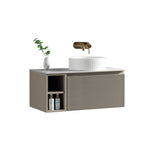 Keenware Windsor Countertop 800 Fluted Wall Hung Vanity Unit: