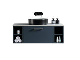 Keenware Harrow 1000 Wall Counter-Top Unit Incl Side Storage: