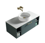 Keenware Harrow 1000 Wall Counter-Top Unit Incl Side Storage: