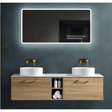 Keenware Harrow 1400 Double Wall Counter-Top Unit Incl Centre Storage