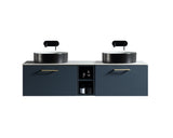 Keenware Harrow 1400 Double Wall Counter-Top Unit Incl Centre Storage