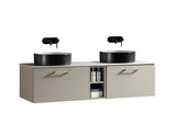 Keenware Harrow 1400 Double Wall Counter-Top Unit Incl Centre Storage