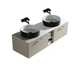 Keenware Harrow 1400 Double Wall Counter-Top Unit Incl Centre Storage