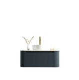 Keenware Windsor Countertop 870 Fluted Wall Hung Curve Vanity Unit: