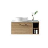 Keenware Harrow 800 Wall Counter-Top Unit Incl Side Storage