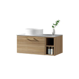Keenware Harrow 800 Wall Counter-Top Unit Incl Side Storage