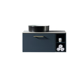 Keenware Harrow 800 Wall Counter-Top Unit Incl Side Storage