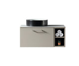 Keenware Harrow 800 Wall Counter-Top Unit Incl Side Storage