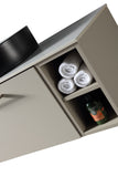 Keenware Harrow 800 Wall Counter-Top Unit Incl Side Storage