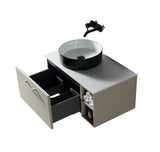 Keenware Harrow 800 Wall Counter-Top Unit Incl Side Storage