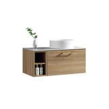 Keenware Harrow 800 Wall Counter-Top Unit Incl Side Storage