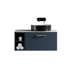 Keenware Harrow 800 Wall Counter-Top Unit Incl Side Storage