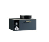 Keenware Harrow 800 Wall Counter-Top Unit Incl Side Storage