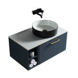 Keenware Harrow 800 Wall Counter-Top Unit Incl Side Storage