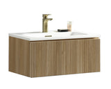 Keenware Windsor 800 Fluted Wall Hung Vanity Unit: