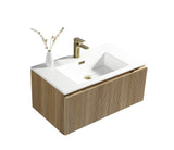 Keenware Windsor 800 Fluted Wall Hung Vanity Unit: