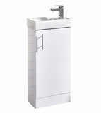 Keenware Kenley KVU-803 Floor Standing Cloakroom Vanity: White