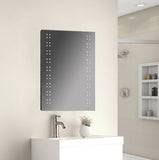 Keenware KBM-002 Vega LED Bathroom Mirror With Bluetooth Speakers, Demister & Shaver Socket