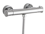 Keenware KBS-008 Chrome Brass Thermostatic Bar Shower Valve With Bottom Outlet: Easy Fix Kit Included