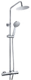 Keenware KBS-173 RAGLAN Chrome Overhead Shower System: Round
