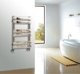 Keenware KTW-003 HoxtonChrome Designer Flat Panel Towel Warmer Radiator: 650x400mm