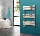 Keenware KTW-003 HoxtonChrome Designer Flat Panel Towel Warmer Radiator: 650x400mm