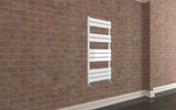 Keenware KTW-007 Hoxton White Designer Flat Panel Towel Warmer Radiator: 1000x450mm