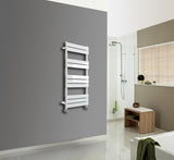 Keenware KTW-007 Hoxton White Designer Flat Panel Towel Warmer Radiator: 1000x450mm