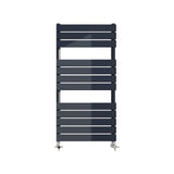 Keenware KTW-011 Hoxton Anthracite Grey Designer Flat Panel Towel Warmer Radiator: 1200x450mm