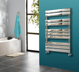 Keenware KTW-021 Chrome Designer Flat Panel Towel Warmer Radiator: 1000x600mm