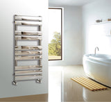 Keenware KTW-021 Chrome Designer Flat Panel Towel Warmer Radiator: 1000x600mm