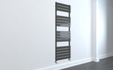 Keenware KTW-026 Anthracite Grey Designer Flat Panel Towel Warmer Radiator: 1600x600mm