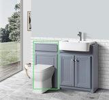 Keenware KVU-023 Kensington Traditional Back To Wall Toilet Unit