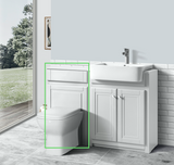 Keenware KVU-021 Kensington Traditional Back To Wall Toilet Unit