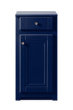 Keenware KVU-056 Kensington Sapphire Blue Traditional Vanity Side Cupboard – 400mm