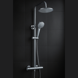 Keenware KBS-173 RAGLAN Chrome Overhead Shower System: Round