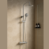 Keenware KBS-173 RAGLAN Chrome Overhead Shower System: Round