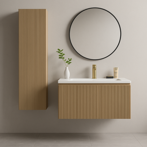 Keenware Windsor 800 Vanity Suite: Country Oak