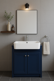 Keenware KVU-052 Kensington Royal Sapphire Vanity Unit With Traditional Belfast Sink – 600mm