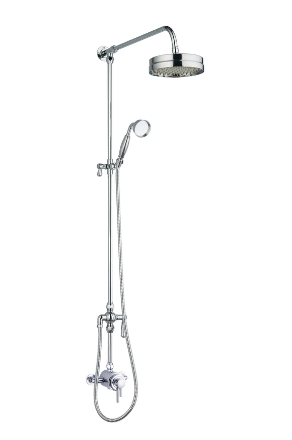 Keenware Modern Edwardian Ludgate Shower System: Chrome