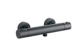 Keenware KBS-028 Black Brass Thermostatic Bar Shower Valve With Bottom Outlet: Easy Fix Kit Included