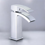 Keenware KBT-538 Belgravia II XL Square Curved Basin Tap: Chrome